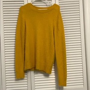 A New Day Yellow Shag Top